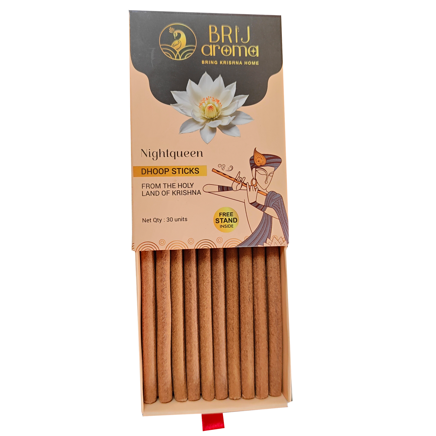 Brij Aroma Nightqueen Fragrance Dhoop Sticks - Pack Of 30 Units