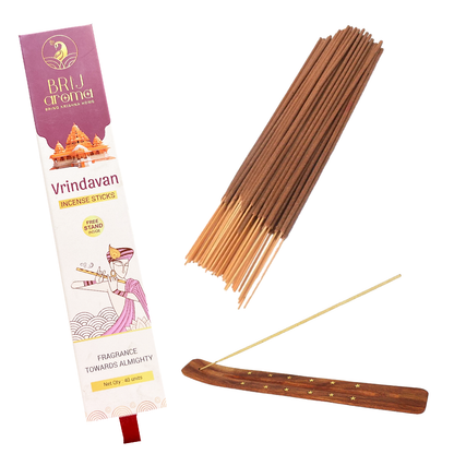 Brij Aroma Vrindavan Fragrance Incense Sticks- Pack Of 40 Units